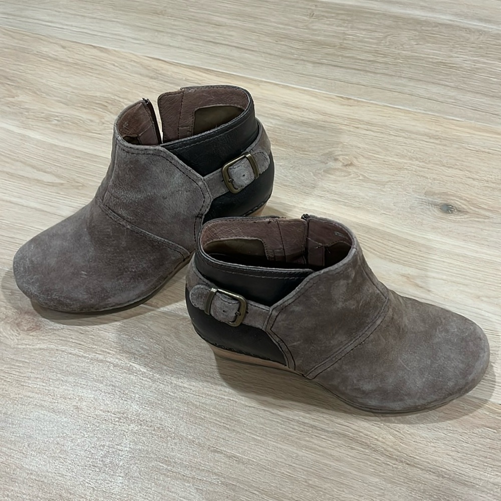 Dansko Shirley Ankle Boots with Side Buckle